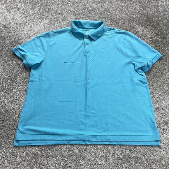 L.L. Bean Other - L.L. Bean Polo Shirt Mens 2XL Sky Blue Traditional Fit Cotton Active Golf Casual